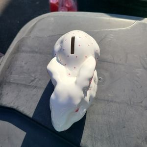 Tiffany's pink polka dot piggy bank